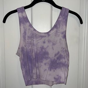Hand dyed wild fable cropped tank